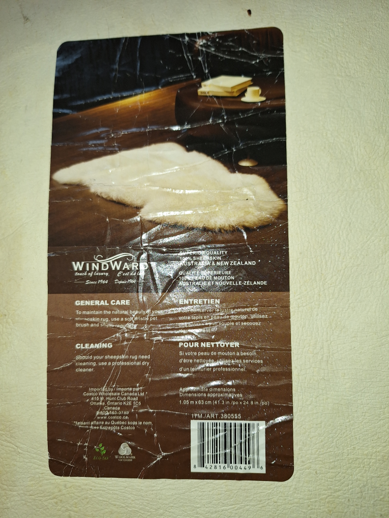 Windward Sheepskin Rug - Taupe - photo 3