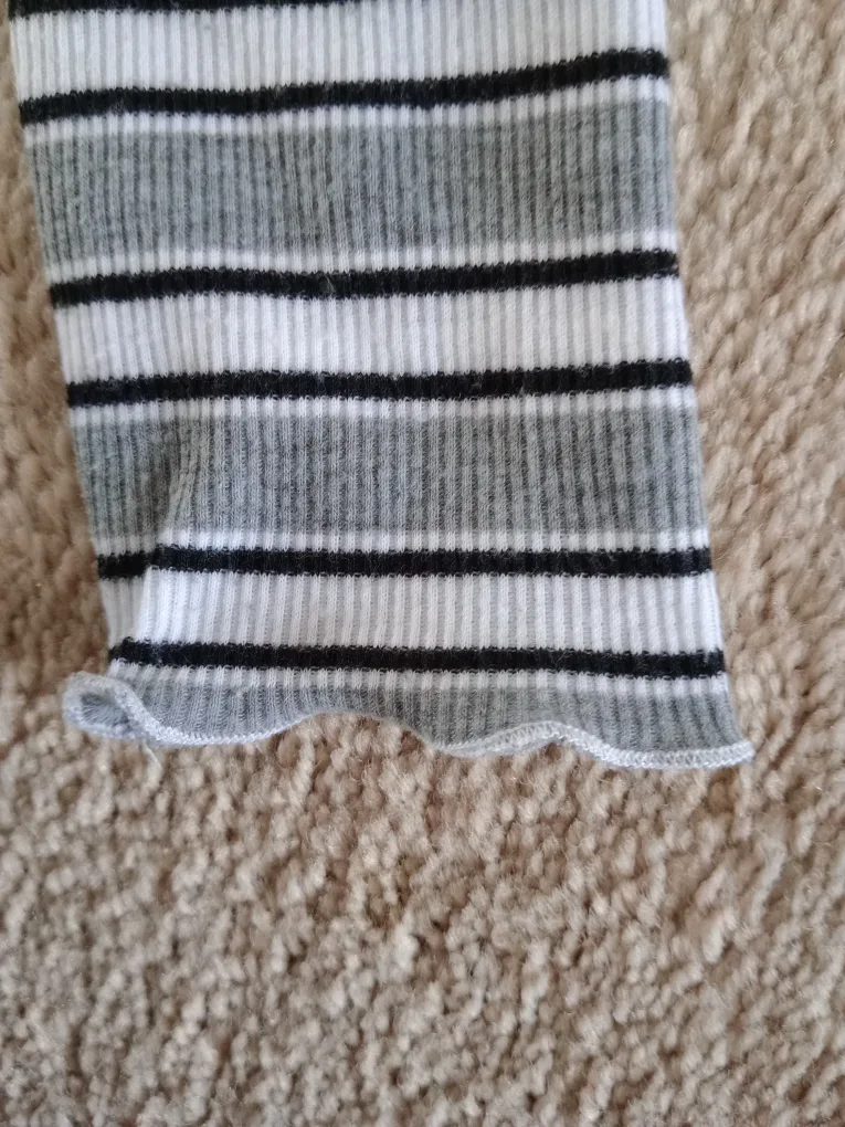 Urban Kids Girls' Size M/M Striped Long Sleeve Shirt image indicator(3)