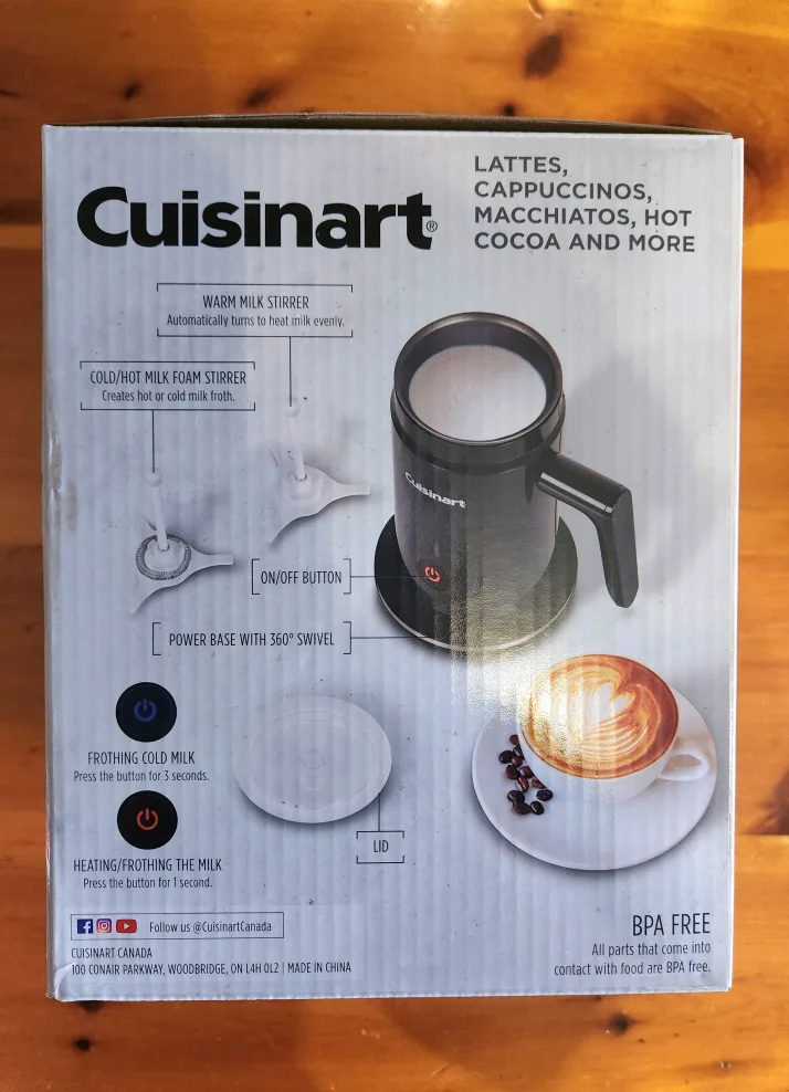 Cuisinart Milk Frother - FR-15C - Brand New 🏈 image indicator(2)
