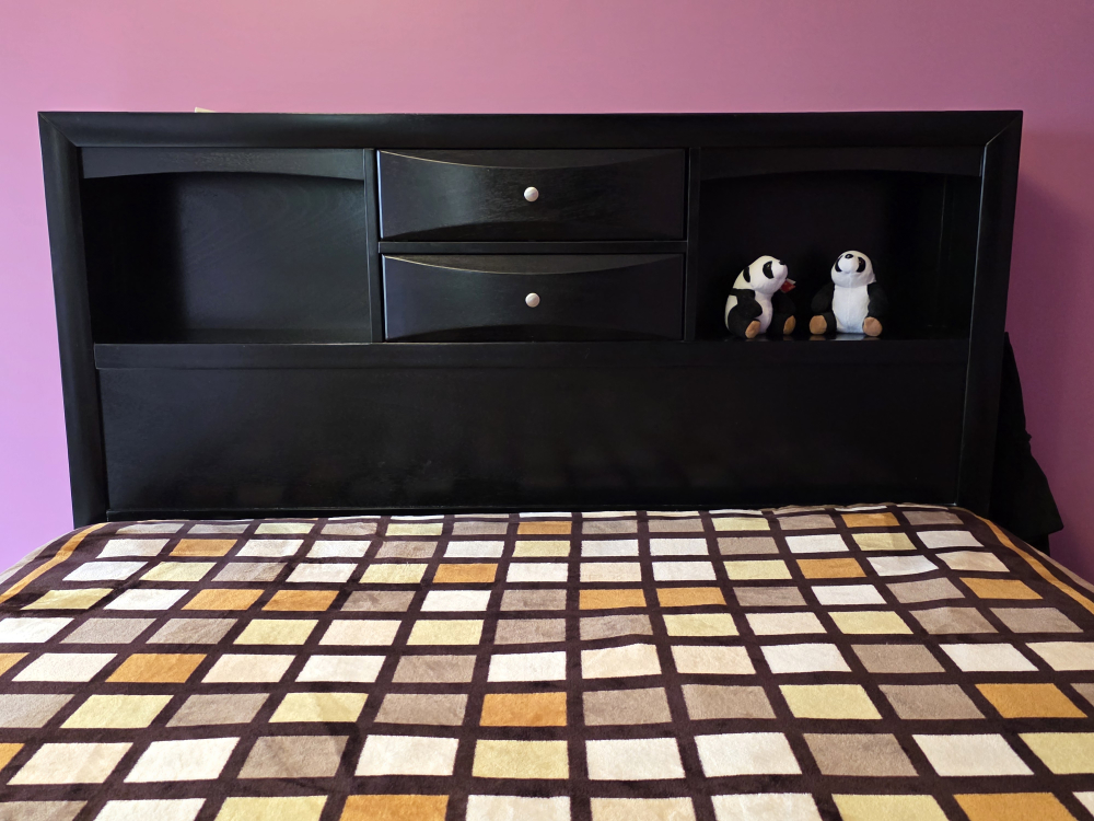 Queen Size Storage Bed Frame with Headboard - photo 3