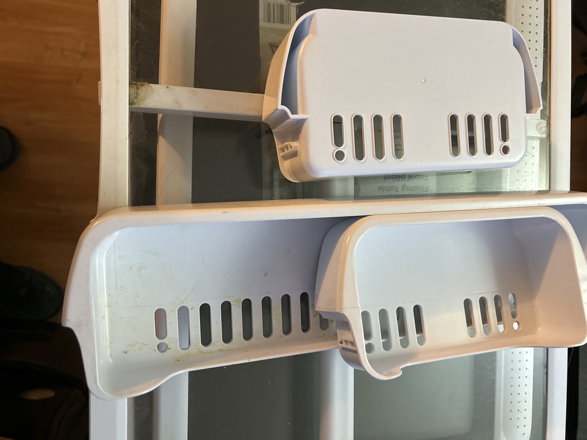 Refrigerator glass shelves 28” x 17” - photo 2