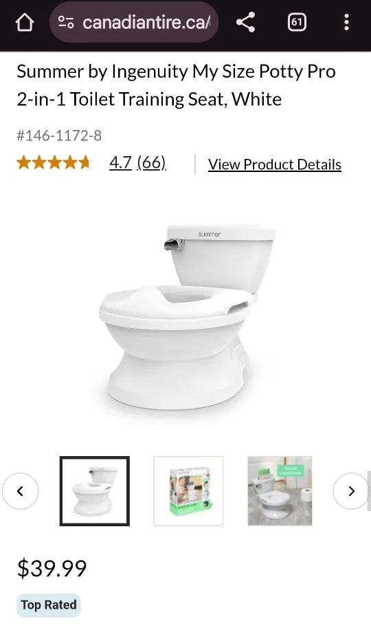 Summer Infant My Size Potty Pro 2-in-1 Toilet Training Seat image indicator(3)