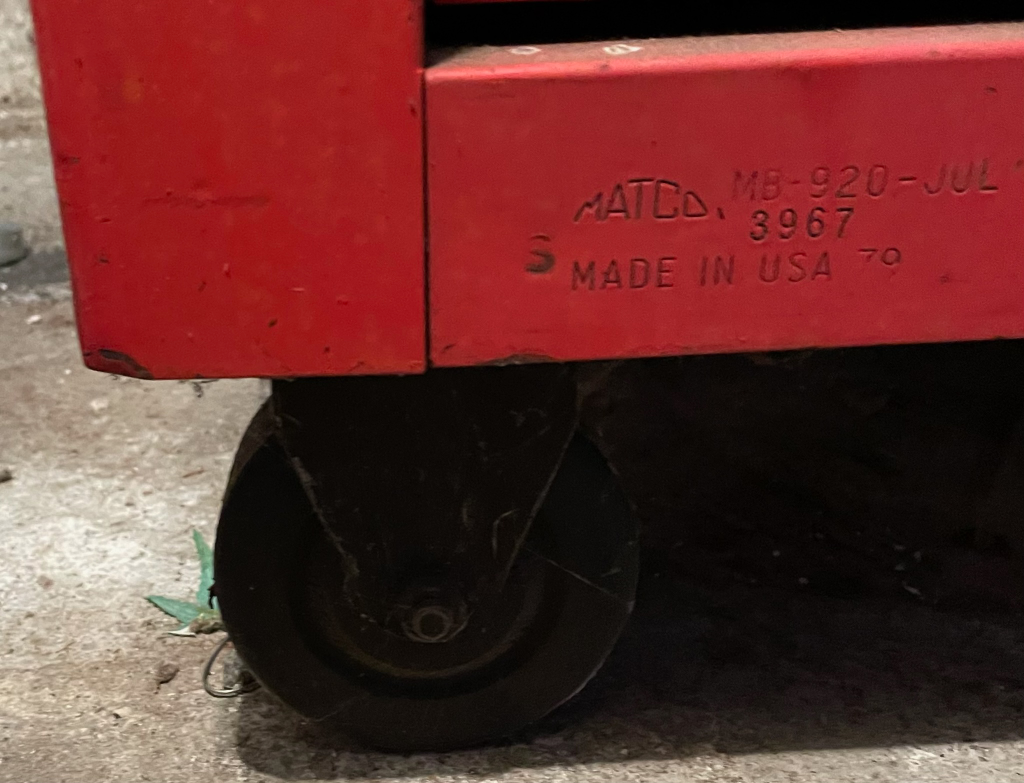 Vintage Matco Tools Rolling Cabinet - photo 4