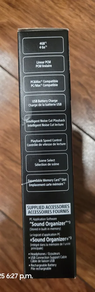 Sony ICD-UX533 Digital Voice Recorder image indicator(3)