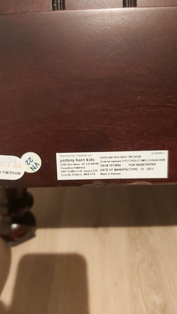 Pottery Barn Kids Catalina Twin Bed Frame - photo 4