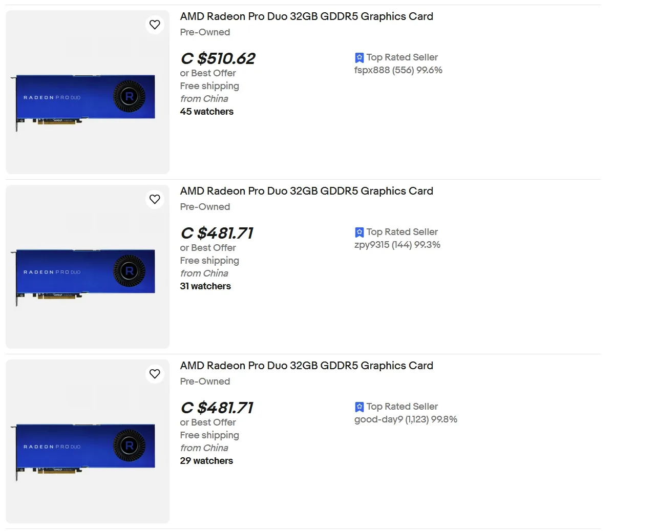 AMD Radeon Pro Duo 32GB GDDR5 Graphics Card (Polaris) image indicator(5)