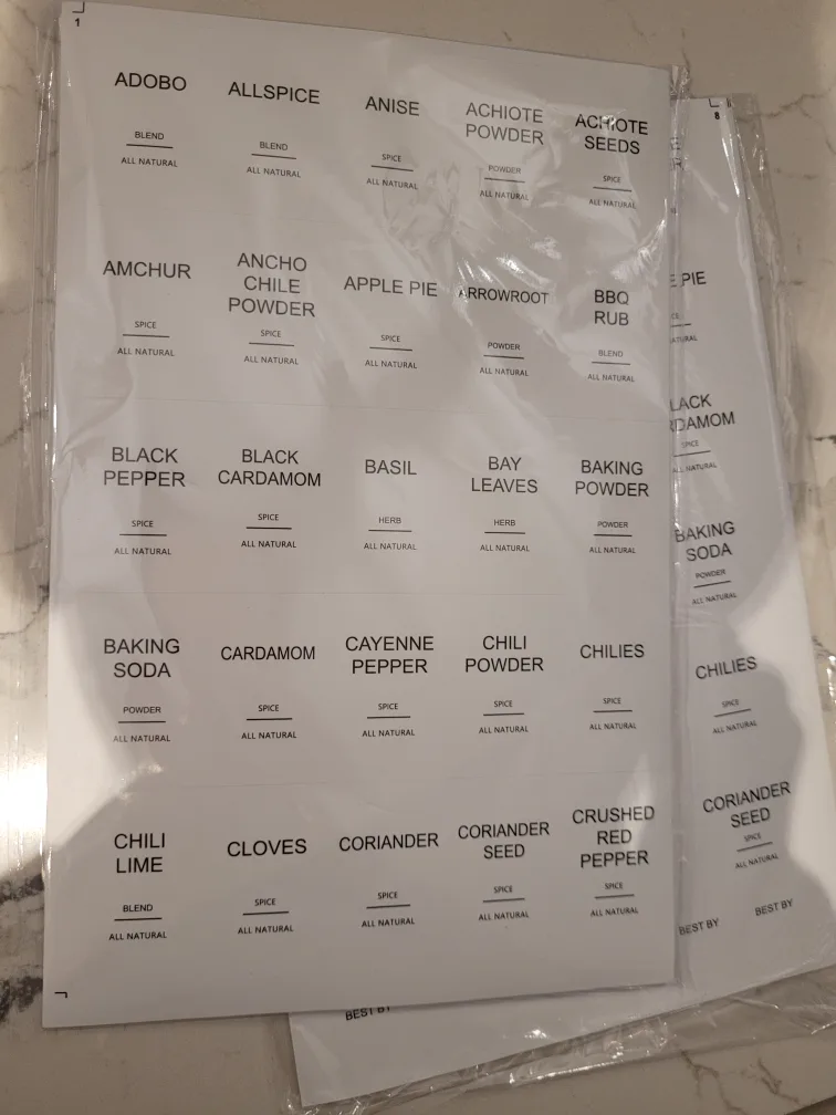 20 Spice jars, Tupperware containers image indicator(3)