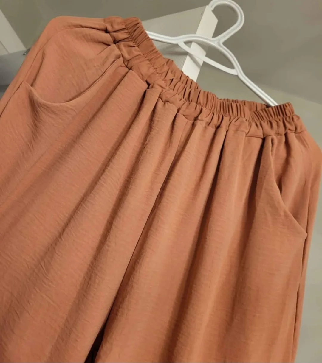 Women's pink co-ord set with Palazzo Pants image indicator(5)