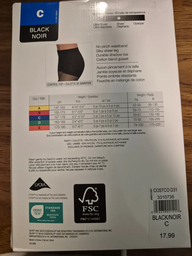 Silks Essentials Control Top Pantyhose - 6 Pairs - image indicator(2)