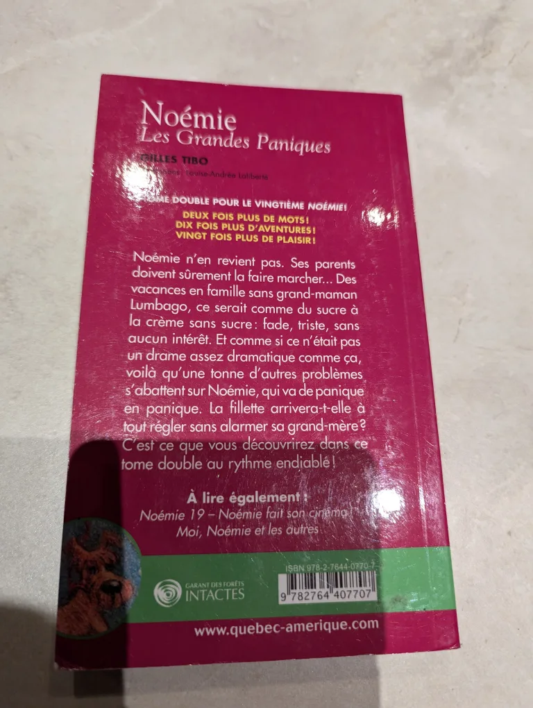 🏈 Noémie Les Grandes Paniques (Tome 20) - French Children's Book image indicator(2)