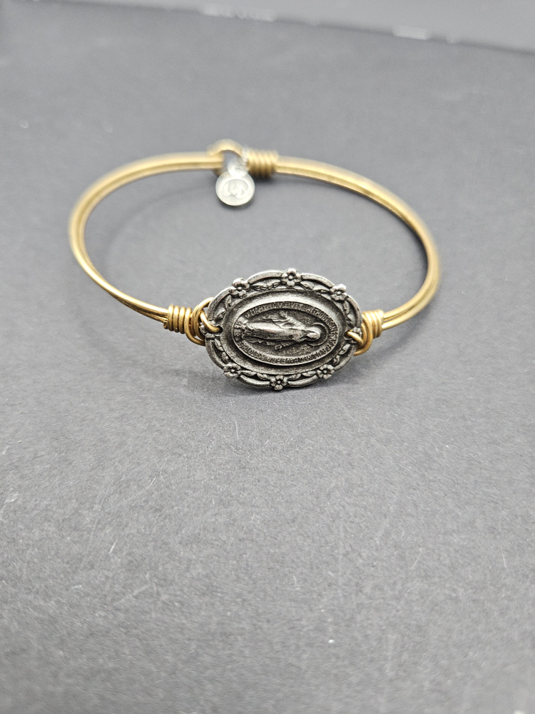 Miraculous Medal Wire Wrapped Bracelet - photo 3