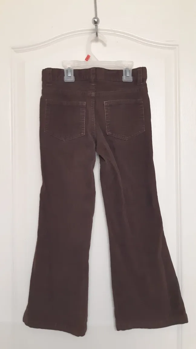 Vintage Girls 7x Corduroy Straight Pants w/Pockets image indicator(2)