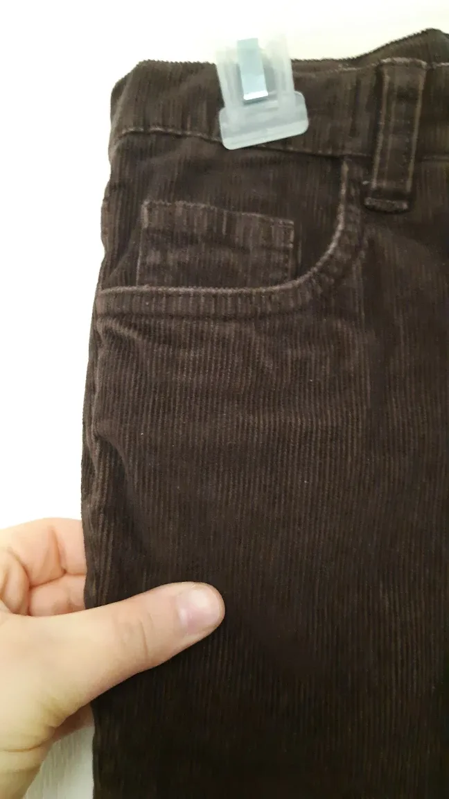 Vintage Girls 7x Corduroy Straight Pants w/Pockets image indicator(3)