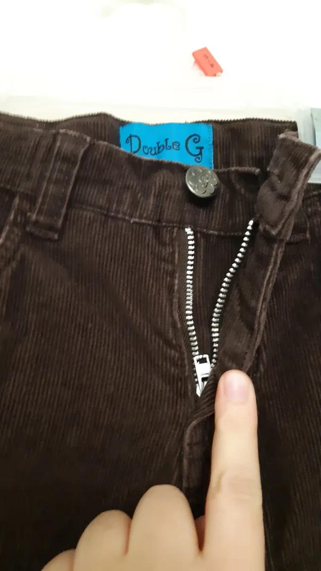 Vintage Girls 7x Corduroy Straight Pants w/Pockets image indicator(4)