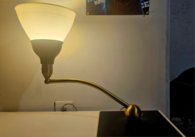 Mid-Century Modern Swing Arm Desk Lamp - photo 2