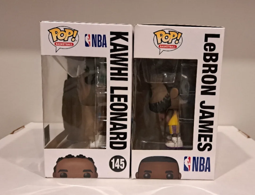 NBA 🏀 Kawhi Leonard 145 & LeBron James 52 Funko Pop! image indicator(2)