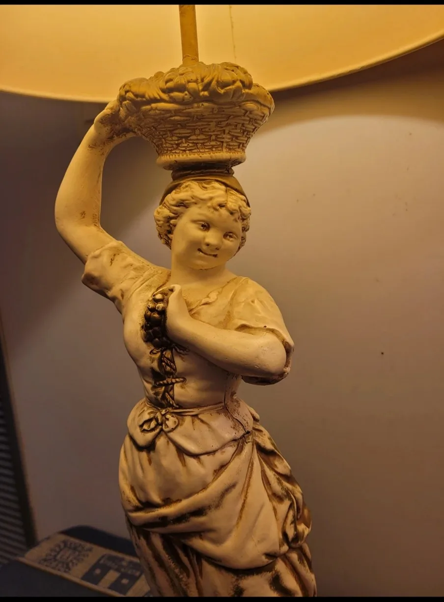 Pair of Vintage Figurine Table Lamps image indicator(2)