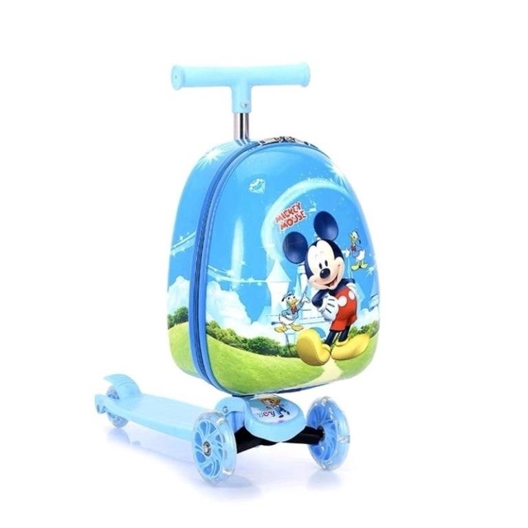 Kids scooter suitcase - Mickey Mouse.Blue.