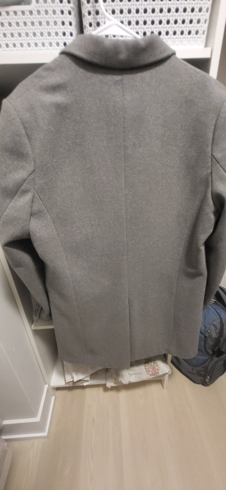 H&M Grey Longline Overcoat - Size M worn twice - photo 2