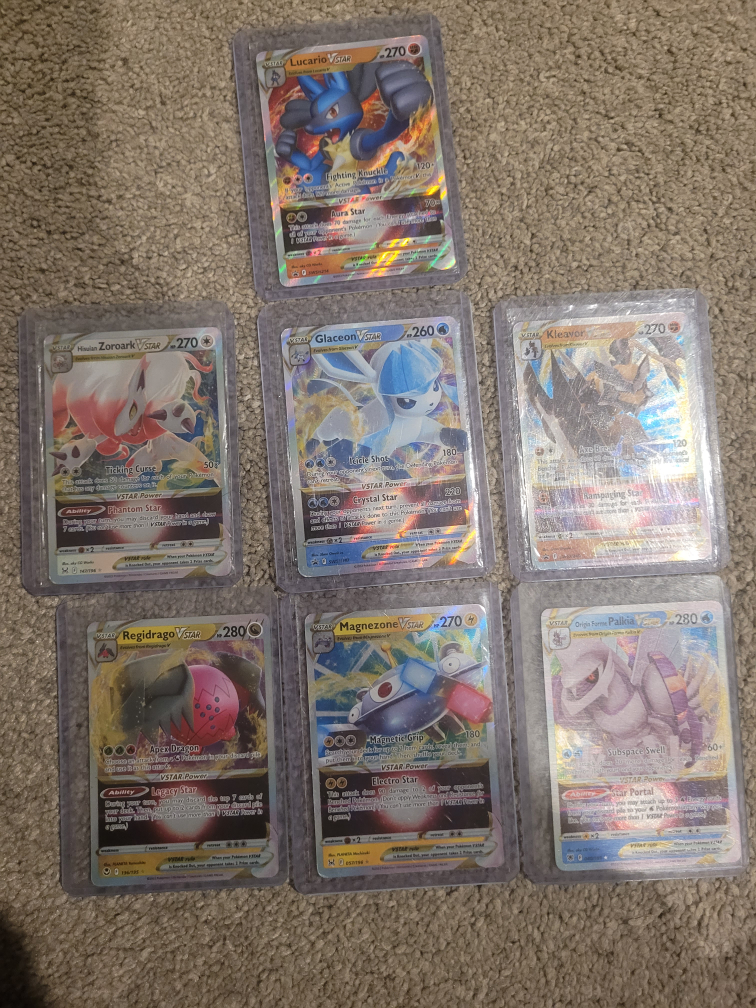 Pokemon VSTAR Cards - Lot of 7