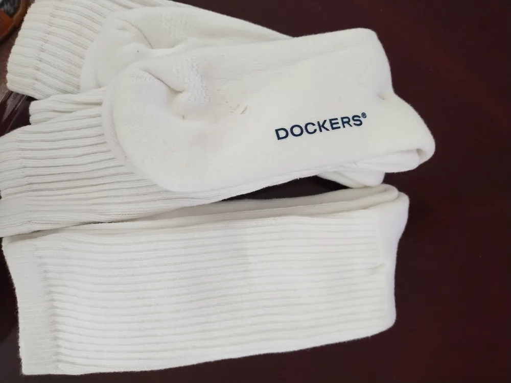 Three Pairs of Dockers White Crew Socks image indicator(3)