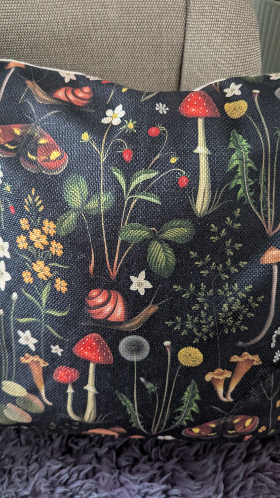 Pair of Enchanting Forest-Themed Throw Pillows - photo 2