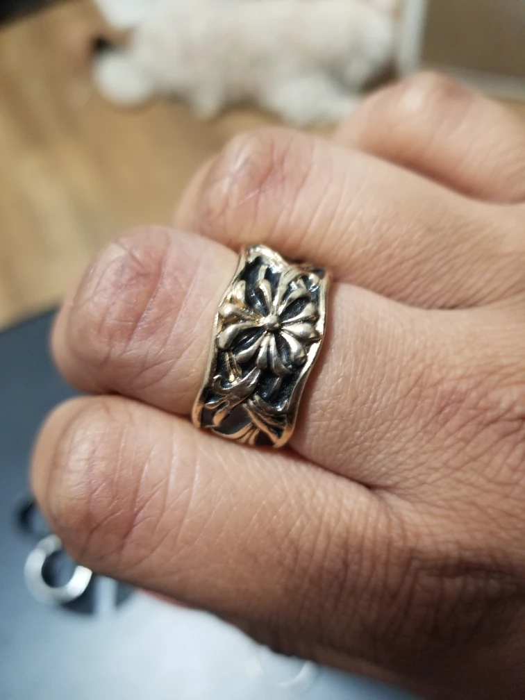 Lot of 5 Unique Rings - Gold, Silver & Black - photo 3