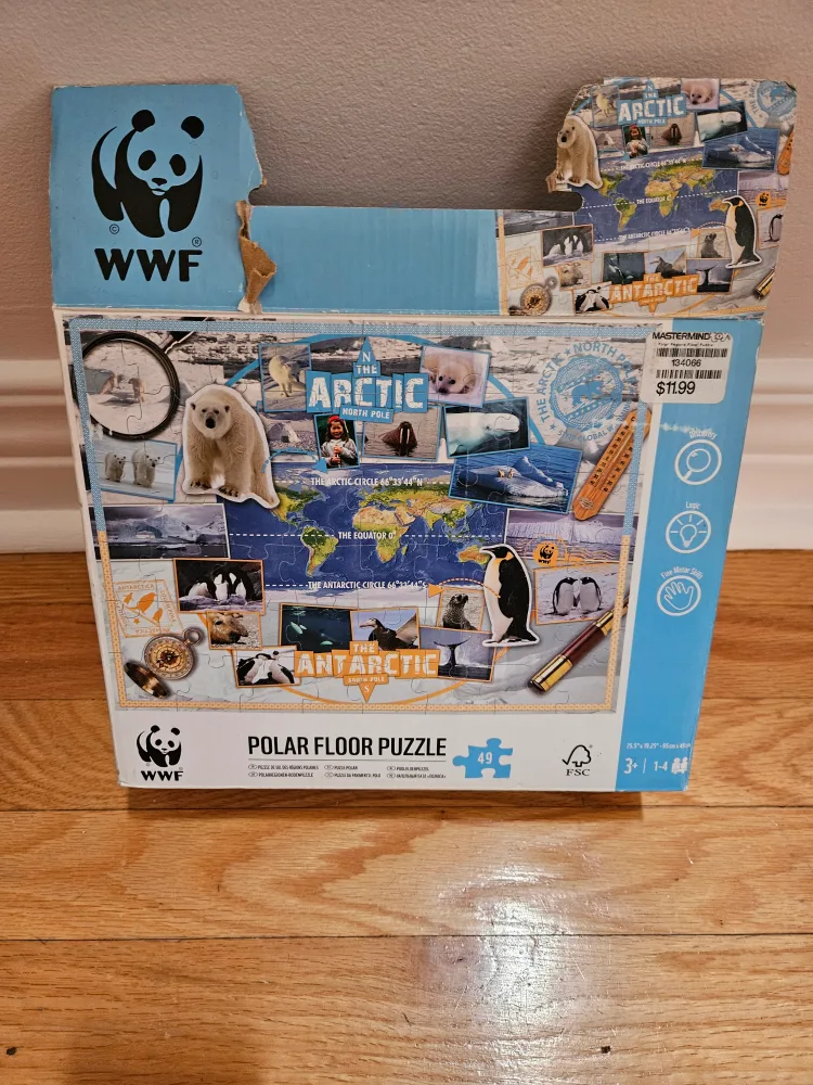 WWF Polar Regions Floor Puzzle 49 Pieces image indicator(2)