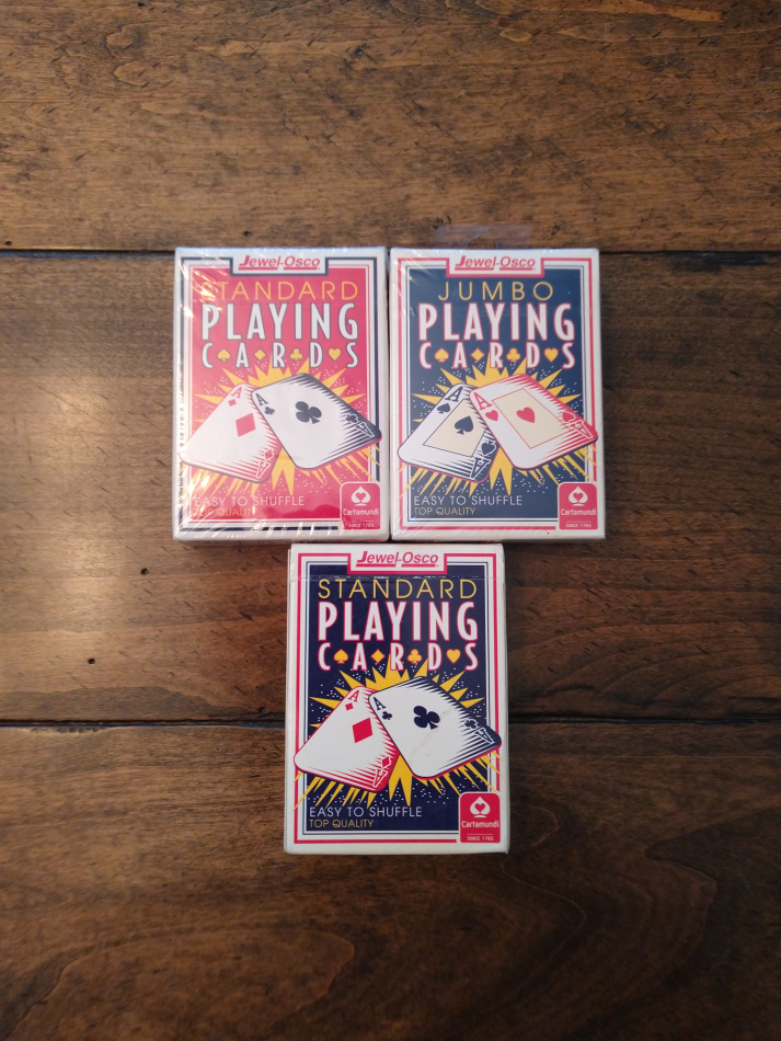 Rare Jewel-Osco Promotional Playing Cards