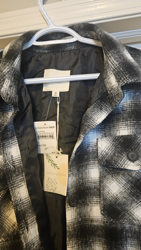 Threads & Supply Plaid Shacket  🏈 - photo 2