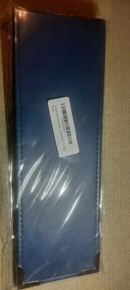 New Business Cheque Binder, Three-Ring Binder, Navy Blue 🏈 image indicator(2)