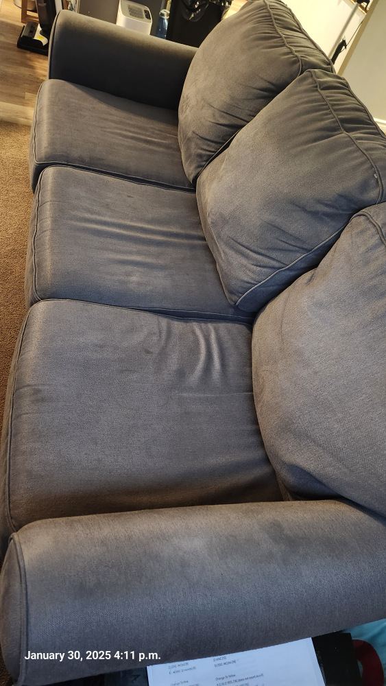 Grey Fabric Sofa - photo 2