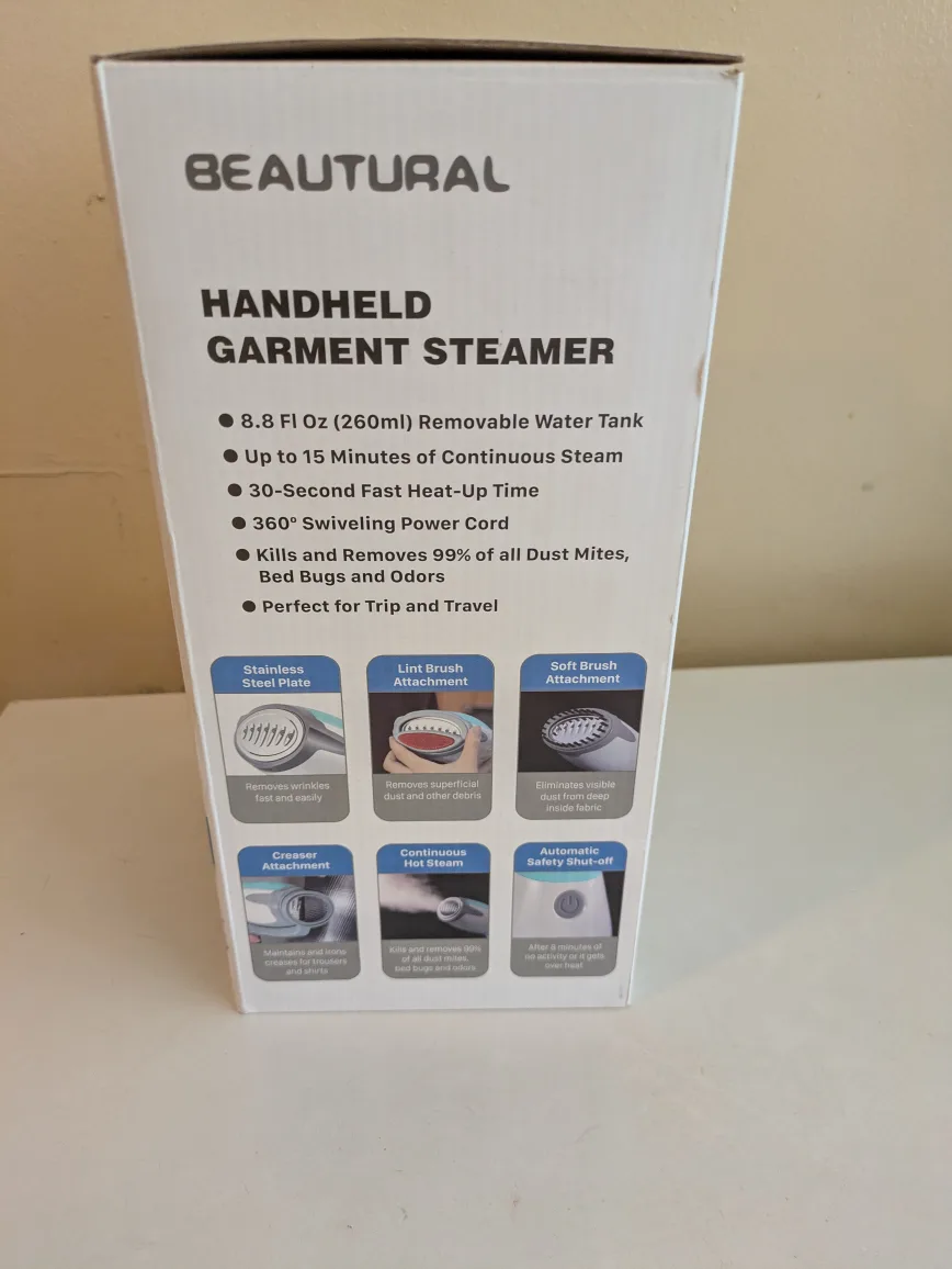 Handheld Garment Steamer image indicator(2)