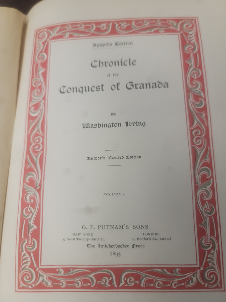 Chronicle of the Conquest of Granada by Washington Irving - photo 2
