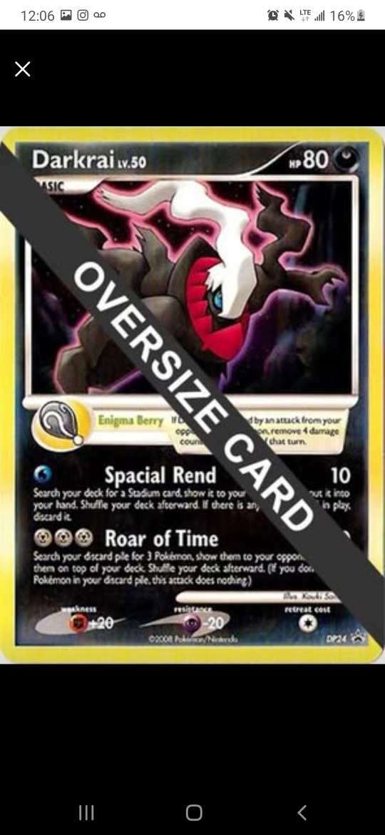 Darkrai Lvl 50 Oversized