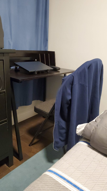 Small Computer Desk with Built-in Organizer - photo 2