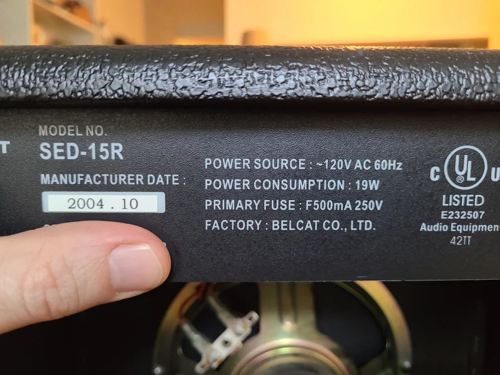 Guitar Amplifier MRW SED-15R image indicator(3)