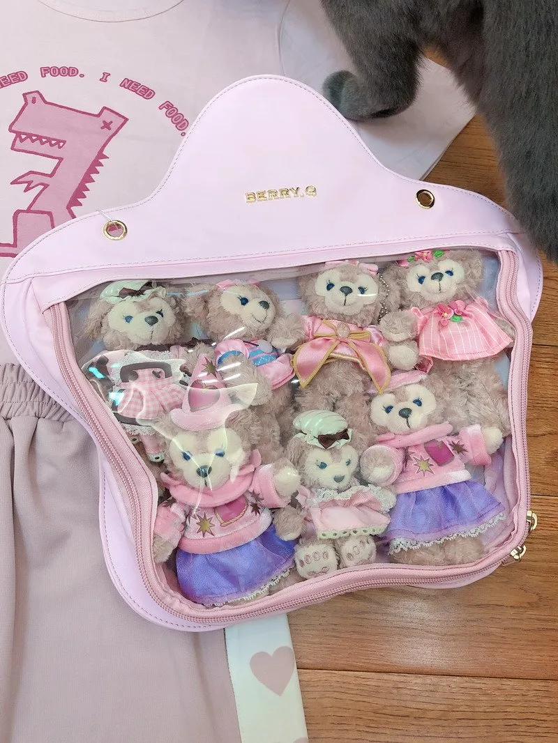 BerryGo Star Shaped Carrier Bag - Holographic Silver image indicator(2)