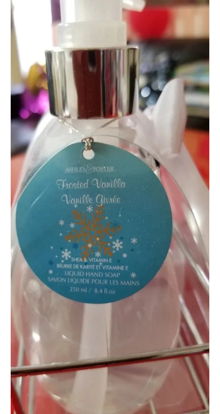 Ashley & Foster Snowman liquid Hand Soap and lotion Set 🏈 image indicator(3)