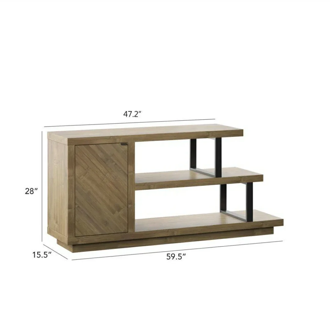 Twin Star Home  Wood Media Console *PRICE REDUCED * image indicator(2)