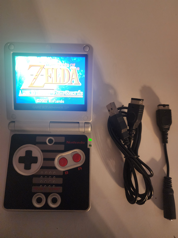 Nintendo Game Boy Advance SP IPS Screen NES Edition. - photo 3