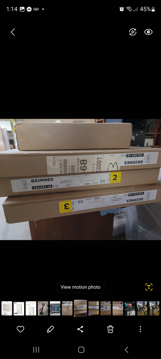 IKEA BRIMNES Wardrobe - White, 3 Doors - photo 3