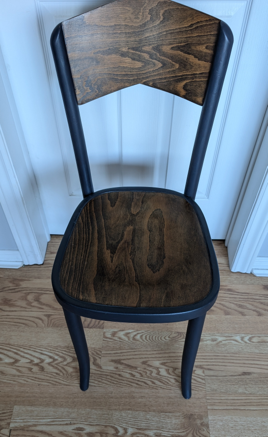 refinished bentwood chair - photo 2