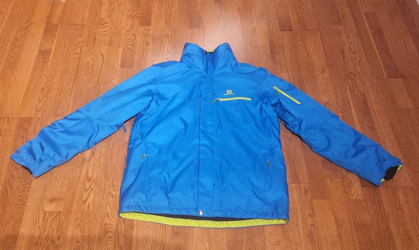 (Like New)Salomon Ski/Snowboard Waterproof Jacket (Men's Large) image indicator(4)