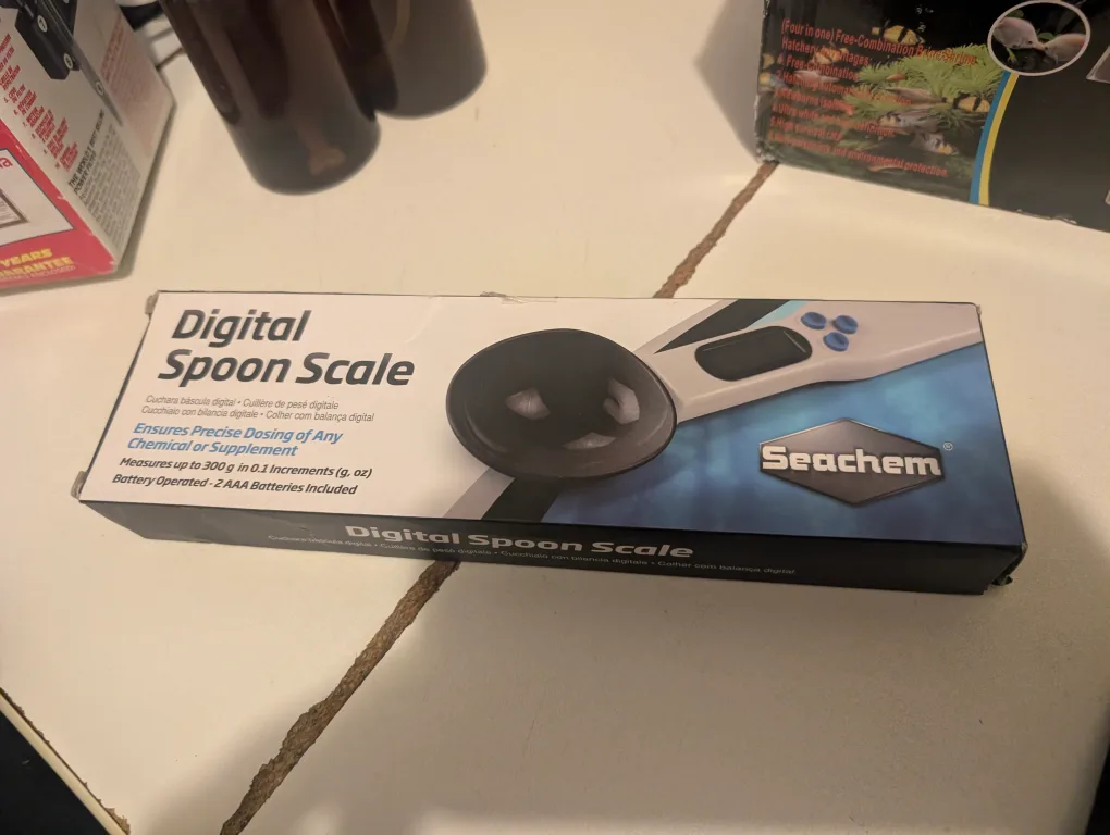 Seachem Digital Spoon Scale - New in Box image indicator(3)