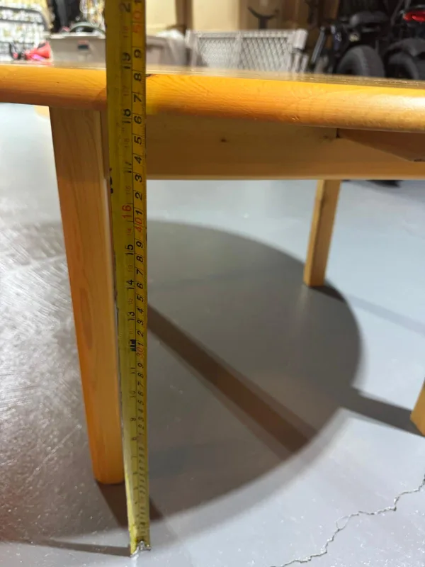 steady Pine Wood Coffee Table/ for kids studying image indicator(3)