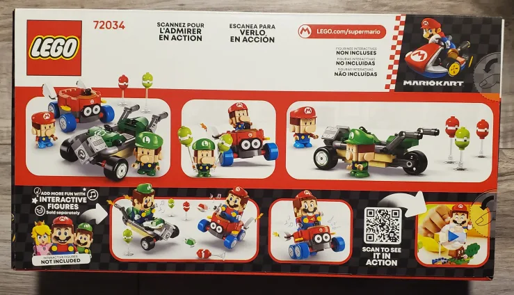LEGO Super Mario 72034 Mario Kart Baby Mario vs. Baby Luigi image indicator(2)