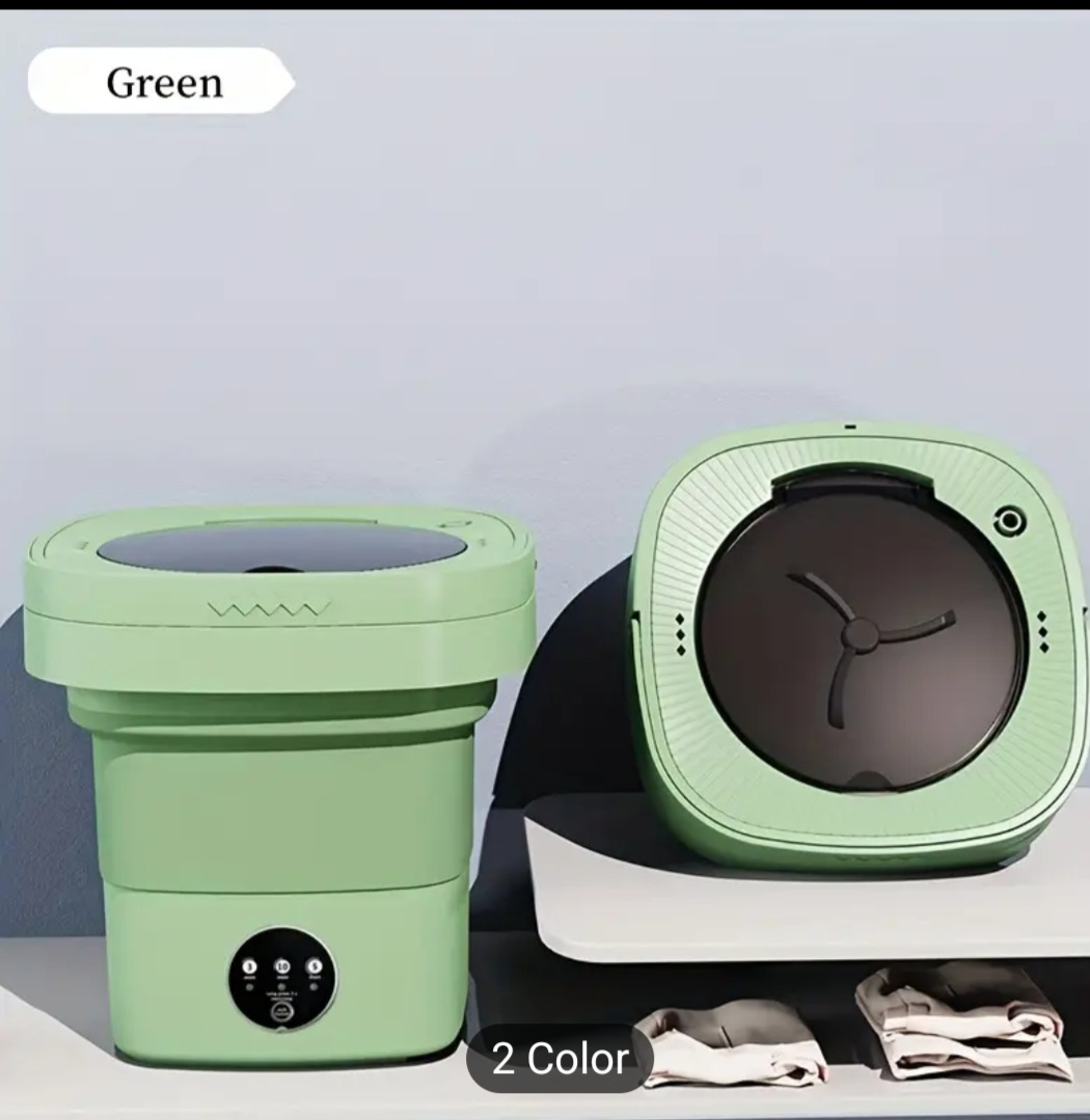 Portable Mini Washing Machine - Green - photo 2