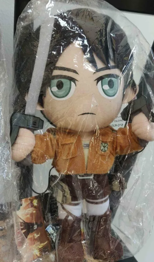 Attack on Titan Plush Toys (Mikasa, Armin, Eren) image indicator(3)