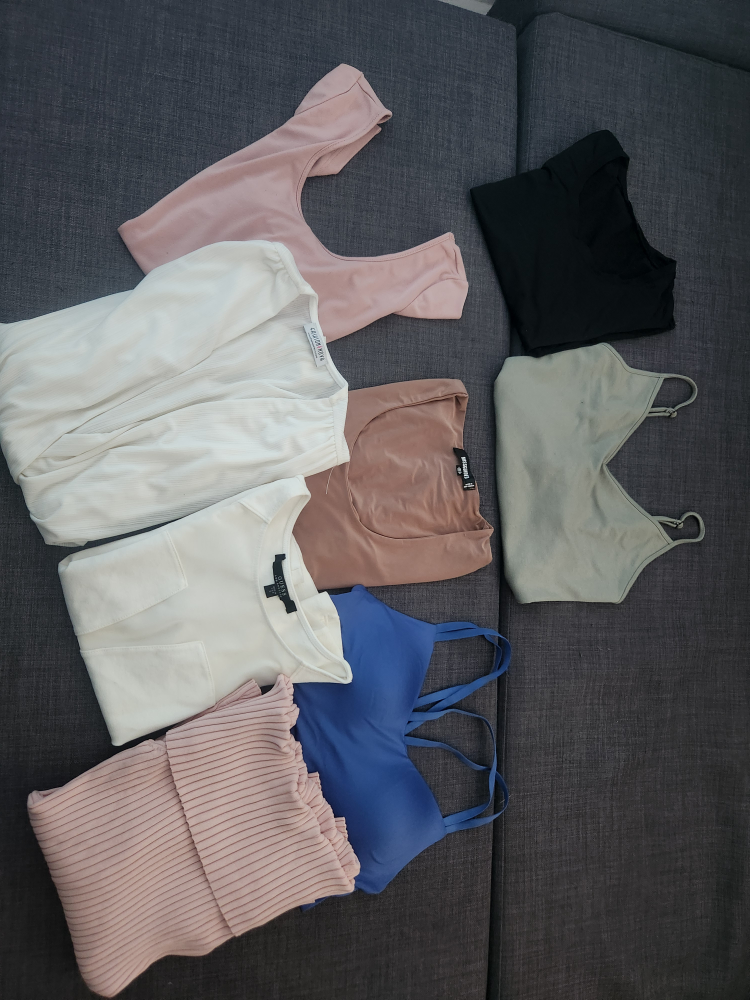Bundle of 8 Women's Tops and Bodysuits